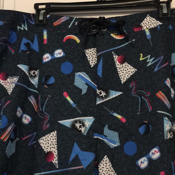 Men’s 90s Inspired Swimsuit - Picture 2 of 6